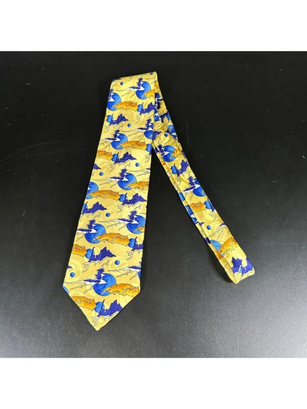 Vintage 90s Grateful Dead MARS HOTEL Second Set Silk Necktie Jerry Garcia